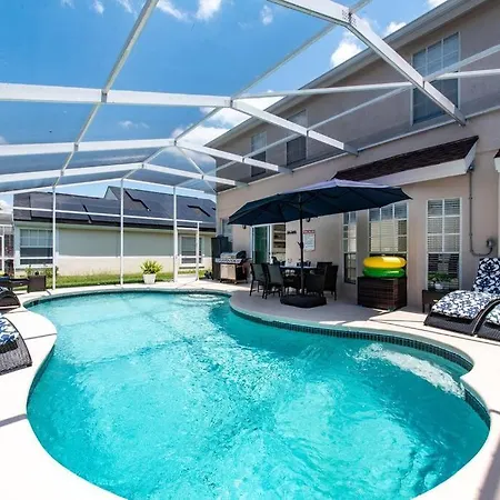 Beautiful Home Near Disney, Heated Pool, Bbq, 4 Bedrooms Kissimmee Exterior photo