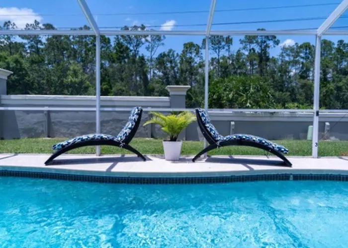 Beautiful Home Near Disney, Heated Pool, Bbq, 4 Bedrooms